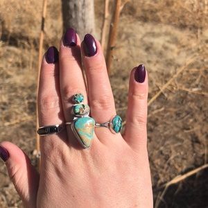Made Locally- Beautiful turquoise statement ring